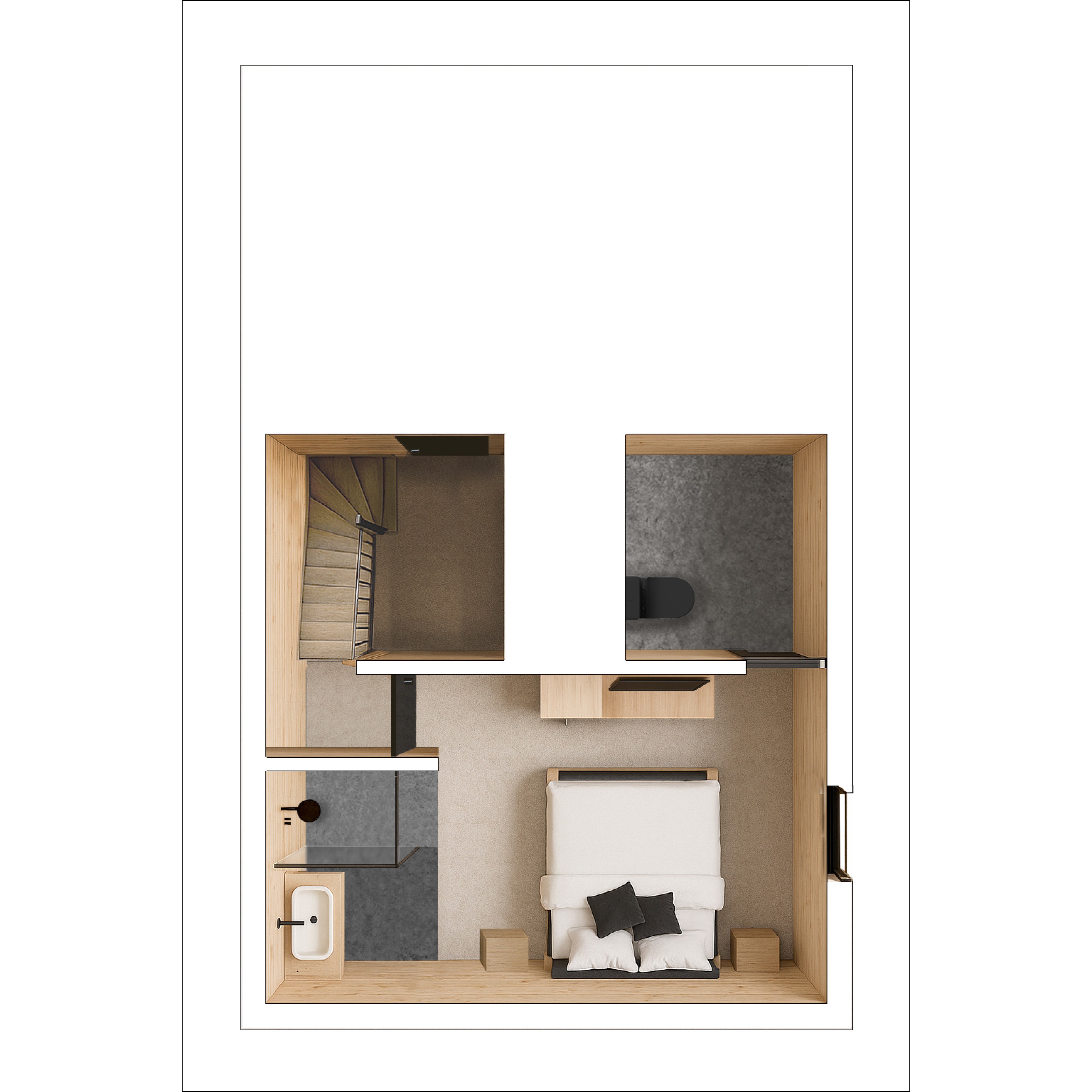 COTTAGE 6 PERSONNES - PREMIER ETAGE LE CEDRE - LE DOUGLAS - L’EPICEA